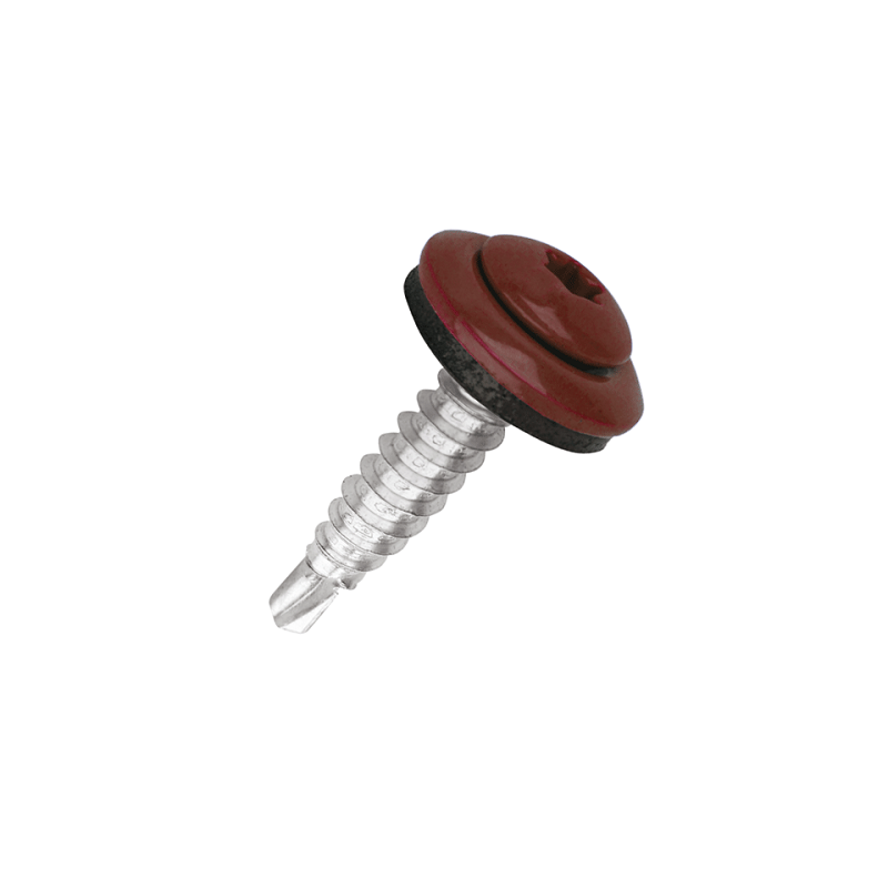 Vis Bacacier auto-perceuse panne bois laquée - rouge Vis Bacacier auto-perceuse panne bois laquée - rouge
