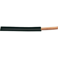 Câble cuivre souple double isolation - 1 x 25mm² - noir Câble cuivre souple double isolation - 1 x 25mm² - noir