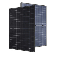 Module Solutium 425Wc bi-verre bifacial - fond transparent Module Solutium 425Wc bi-verre bifacial - fond transparent