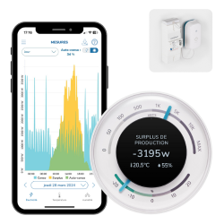Afficheur ECOJOKO avec capteur pour disjoncteur