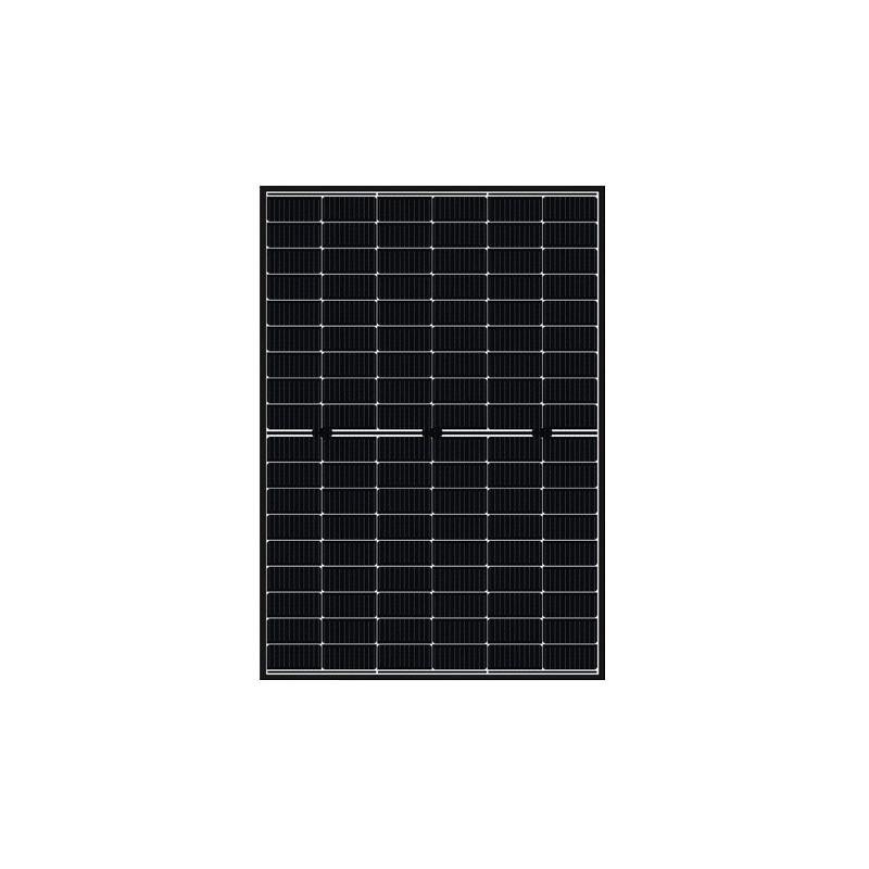 Module Solutium 425Wc bi-verre bifacial - fond transparent