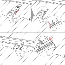 K2 Entretoise de compensation 2mm