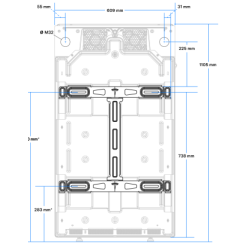 Tesla kit mural pour l’extension Powerwall