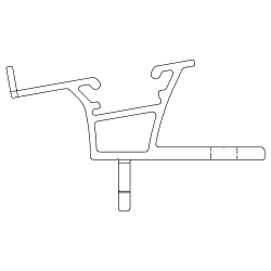 K2 Dome 6.10 SD - Élément de support du module frontal pour le système Dome 6.10 (2003243)