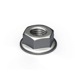 Renusol écrou hexagonal à bride avec dent de blocage M8.