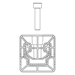 K2 Dome Speed Spacer Large Dome 6.10 / Xpress, outil de calibrage des distances pour le système S-Dome K2