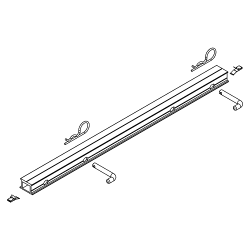 K2 Dome 6 Rail de jonction longueur 495mm (2004178)