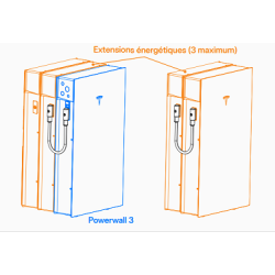 Tesla kit d'empilage pour l’extension Powerwall