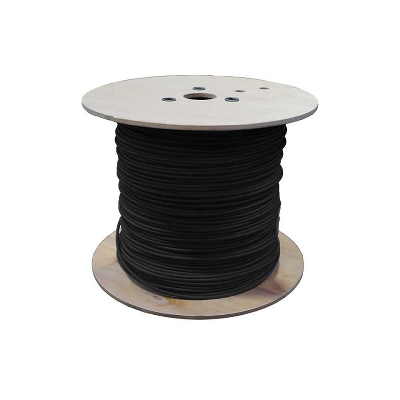 Câble spécial solaire certifié TUV 4mm² -  500 mètres - noir