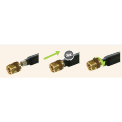 Dualsun - Bitube inox DN32 (kit de raccordement) pour Solarothermie (SUR COMMANDE)